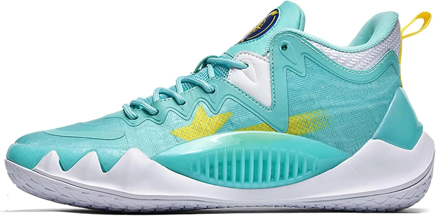 Men's High Top Basketball Shoes Non-Slip Wearable Sneakers Breathable Training Running Shoes