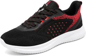 Men's Lace Up Lightweight Anti Slip Arch Support Casual Breathable Fitness Cushioning Training Sports Running Shoes, Park Walking Shoes, Street Sports Basketball Shoes