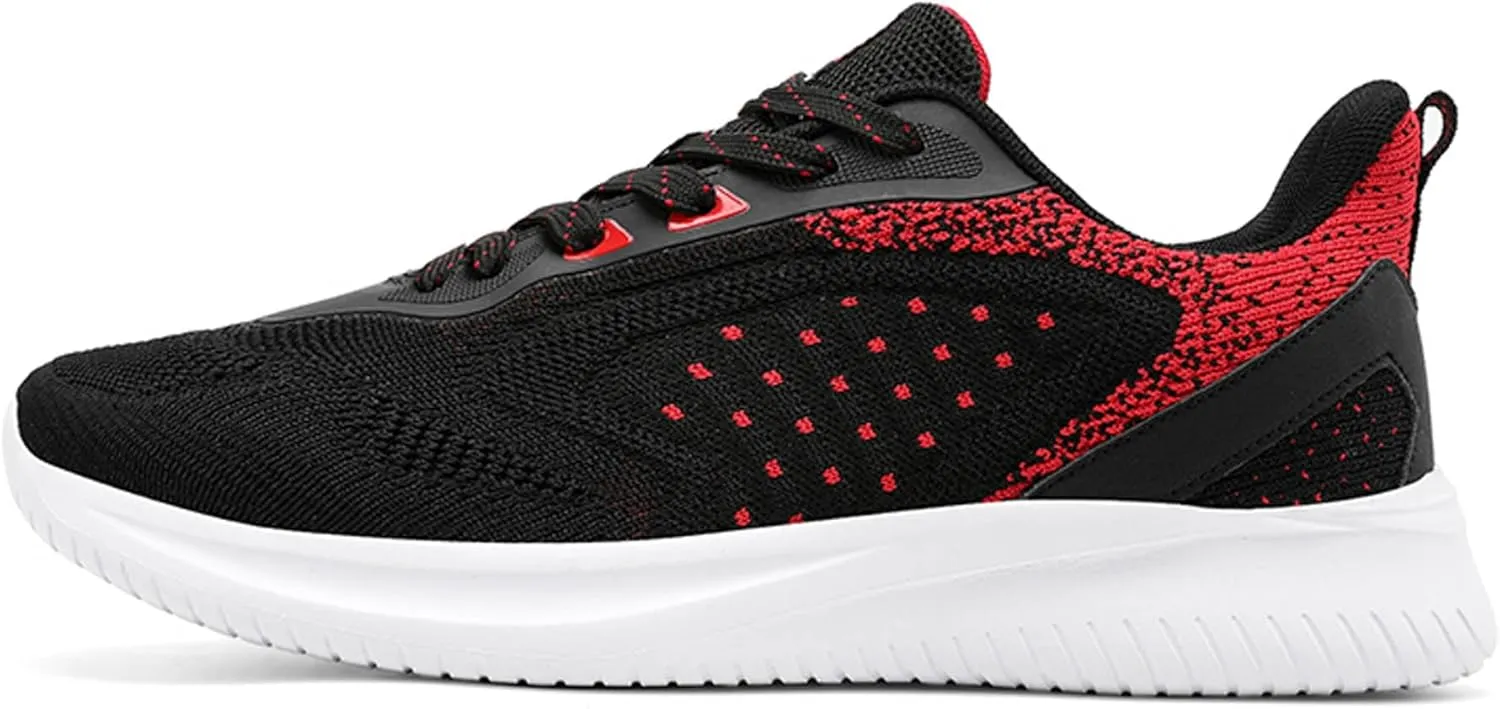 Men's Lace Up Lightweight Anti Slip Arch Support Casual Breathable Fitness Cushioning Training Sports Running Shoes, Park Walking Shoes, Street Sports Basketball Shoes