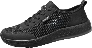Men's Lightweight Non Slip Barefoot Shoes Casual Sneaker Mesh Breathable Walking Shoe Comfortable Stretch Shoes