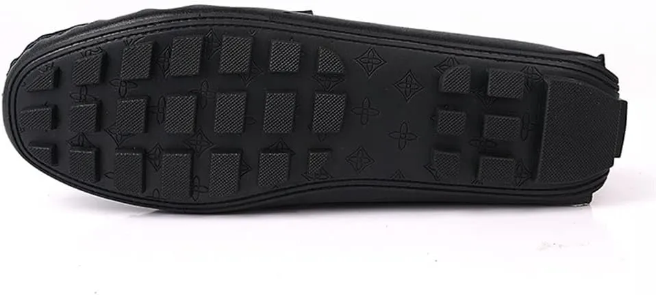 Mens Loafers Driving Loafers Tassel Simple Leather Lightweight Flexible Anti-Slip Fashion Casual Slip-ons