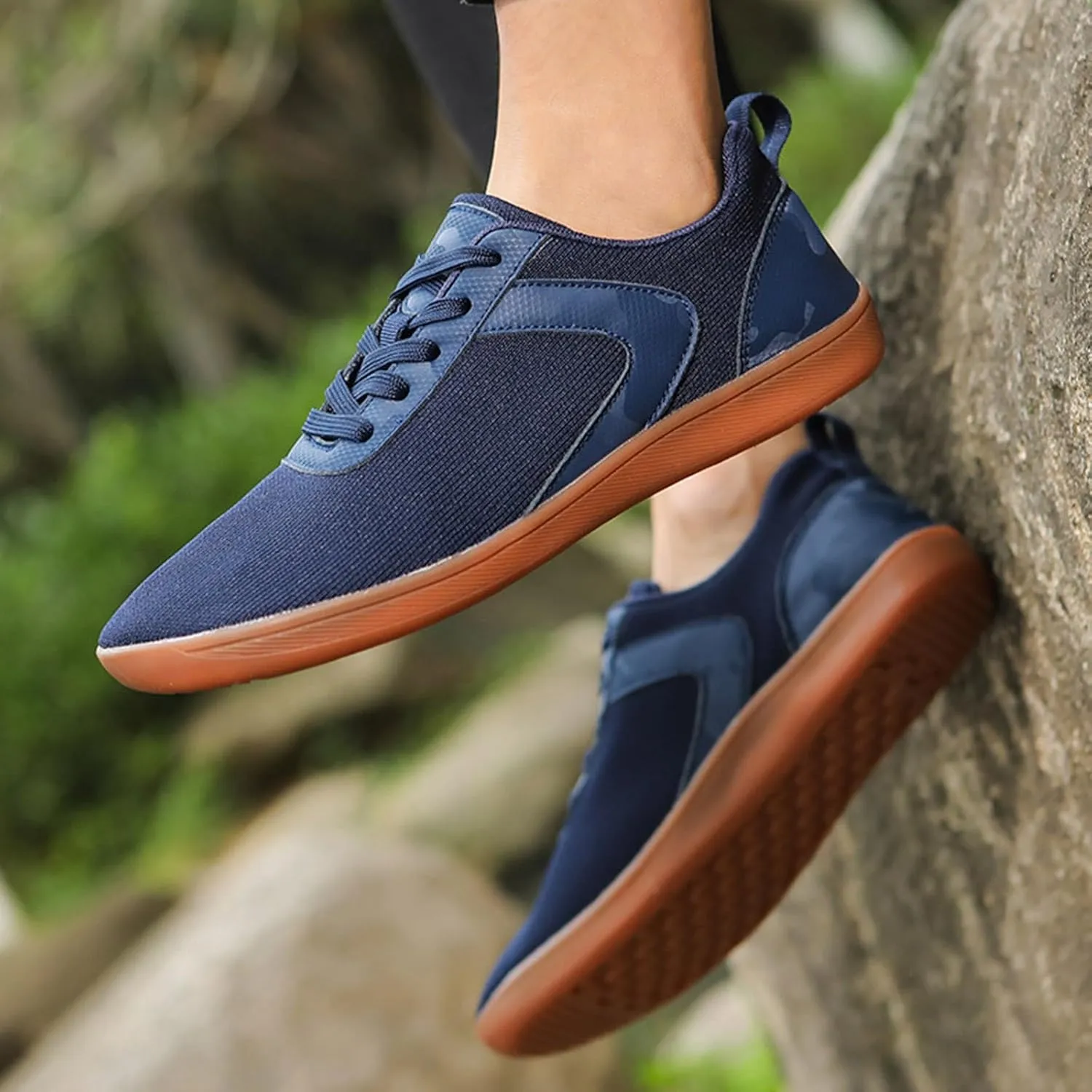 Men's Orthopedic Comfortable Lace Up Shoes Mesh Breathable Walking Shoe Men's Comfortable Canvas Shoes