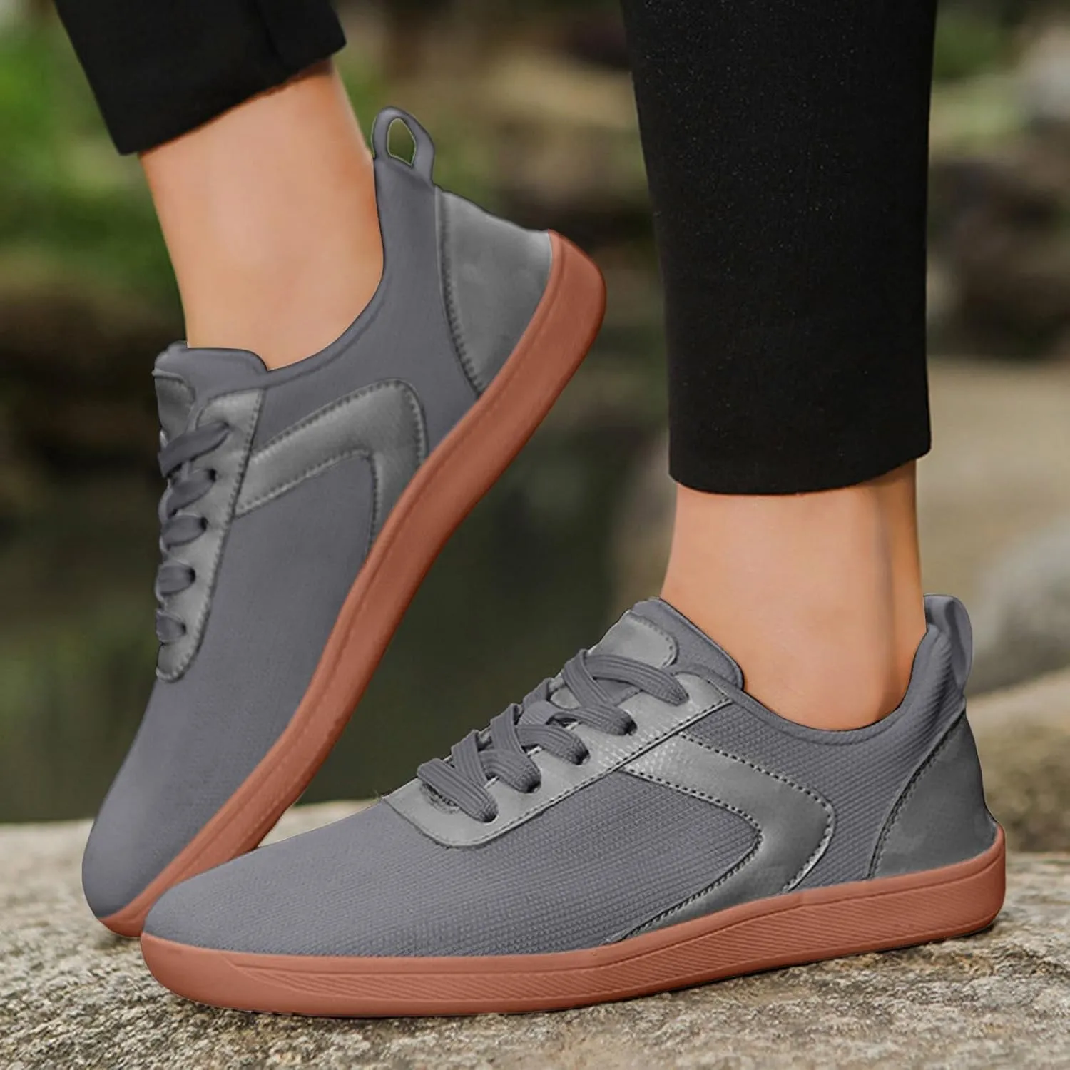 Men's Orthopedic Comfortable Lace Up Shoes Mesh Breathable Walking Shoe Men's Comfortable Canvas Shoes