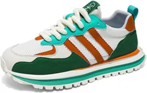 Men’s Retro Jogger Sneakers, Fashion Mesh Suede Trainers, Vintage Street Running Shoes, Iconic Triple Stripe Detailing