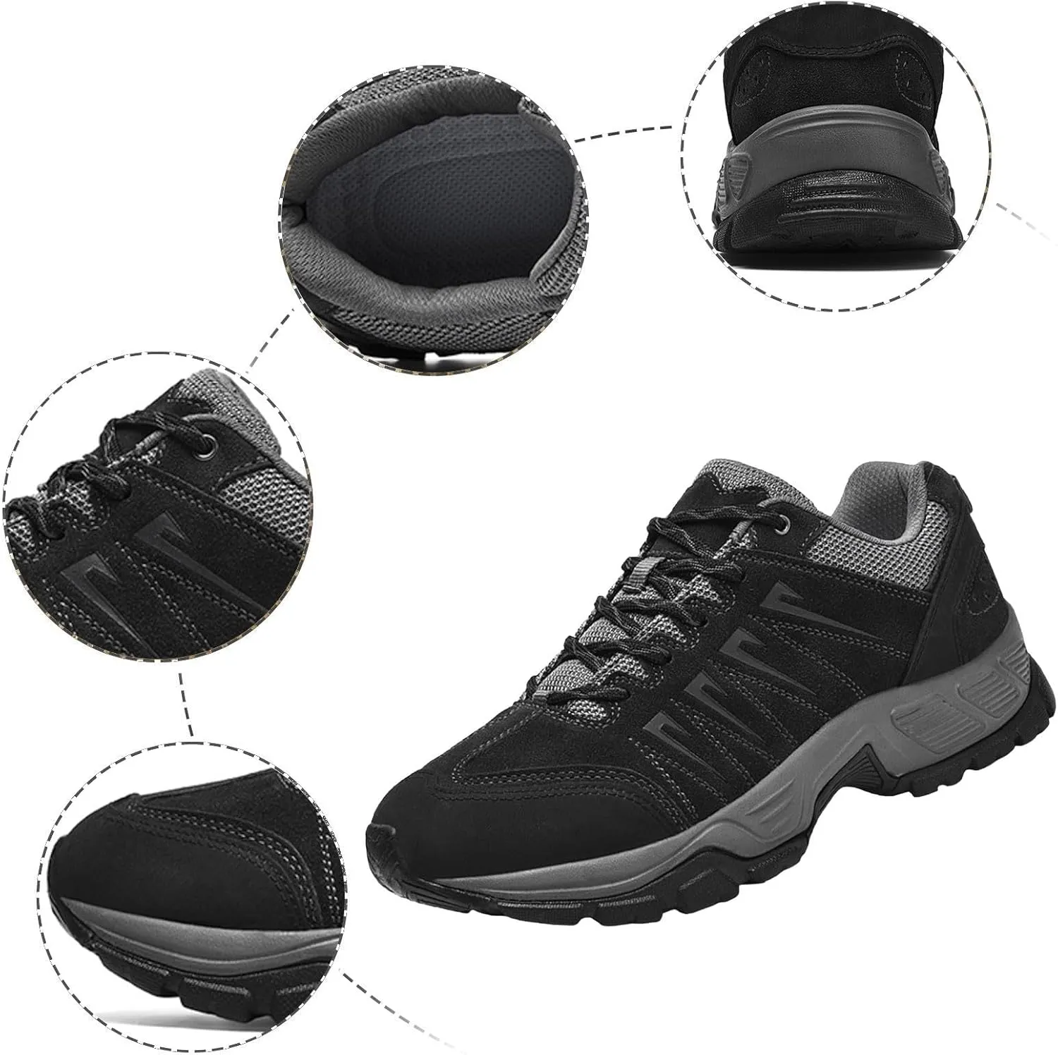 Mens Slip On Men Casual Shoes Fashionable New Pattern Solid Color Simple Sports Shoes Comfortable Lace Up Non Slip