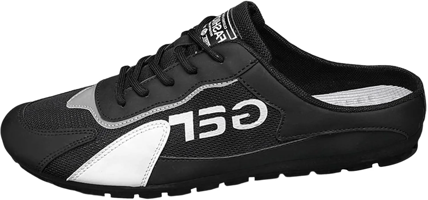 Mens Slip On New Spring Men's Shoes All Casual Shoes Lazy Slip Ons and Half Slippers
