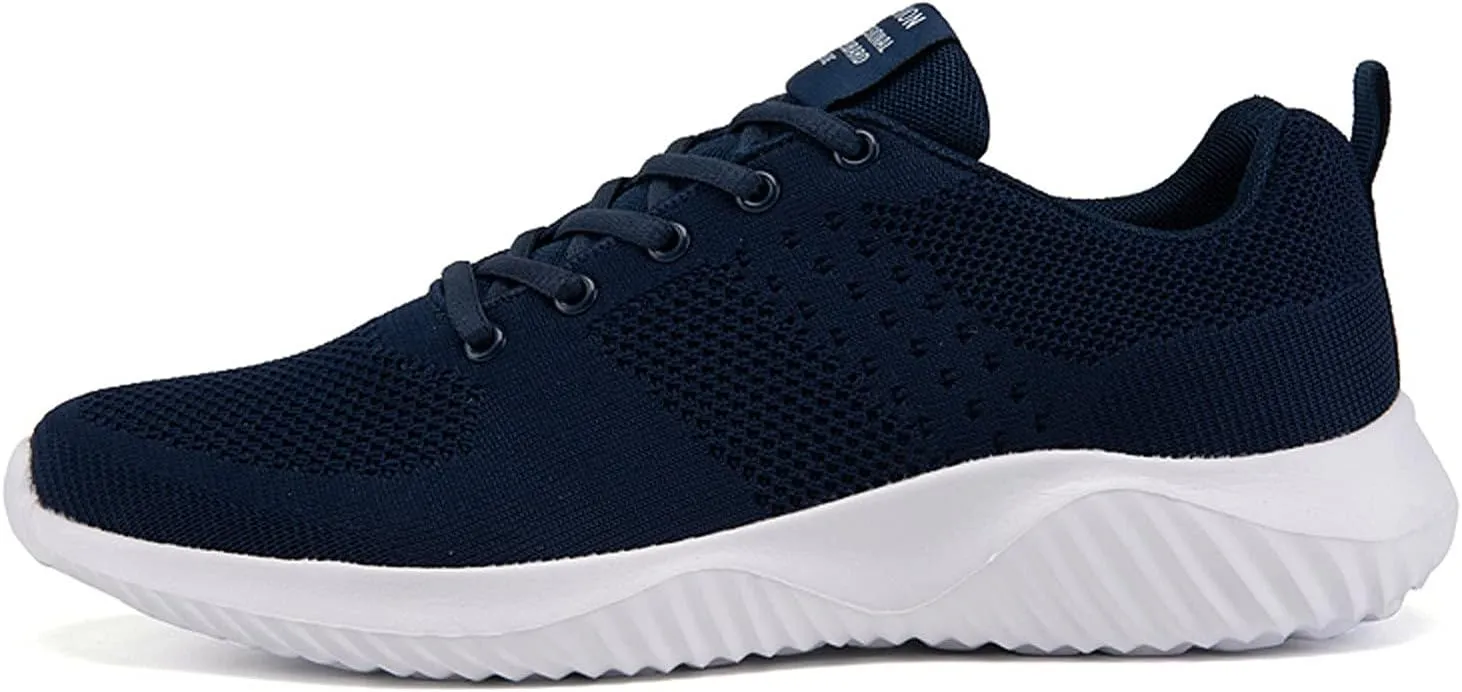 Mens Slip On Soft Lace-Up Men Casual Breathable Fashion Bottom Shoes Sport Mesh Men's