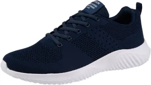 Mens Slip On Soft Lace-Up Men Casual Breathable Fashion Bottom Shoes Sport Mesh Men's