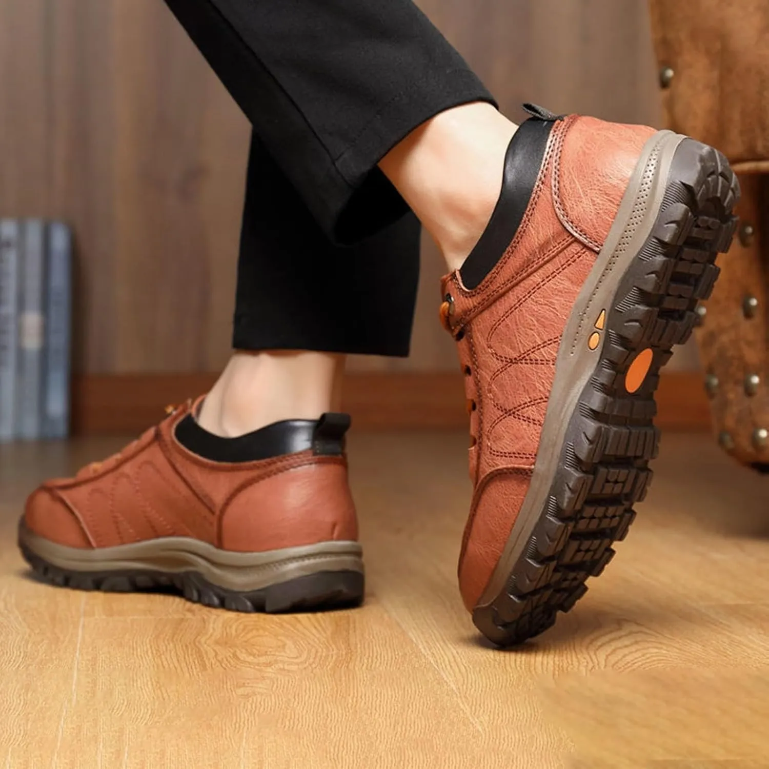 Men's Slip Shoes and Winter Single Cotton Casual Shoes Men's Hiking Sneakers Cotton Thickened and Warm