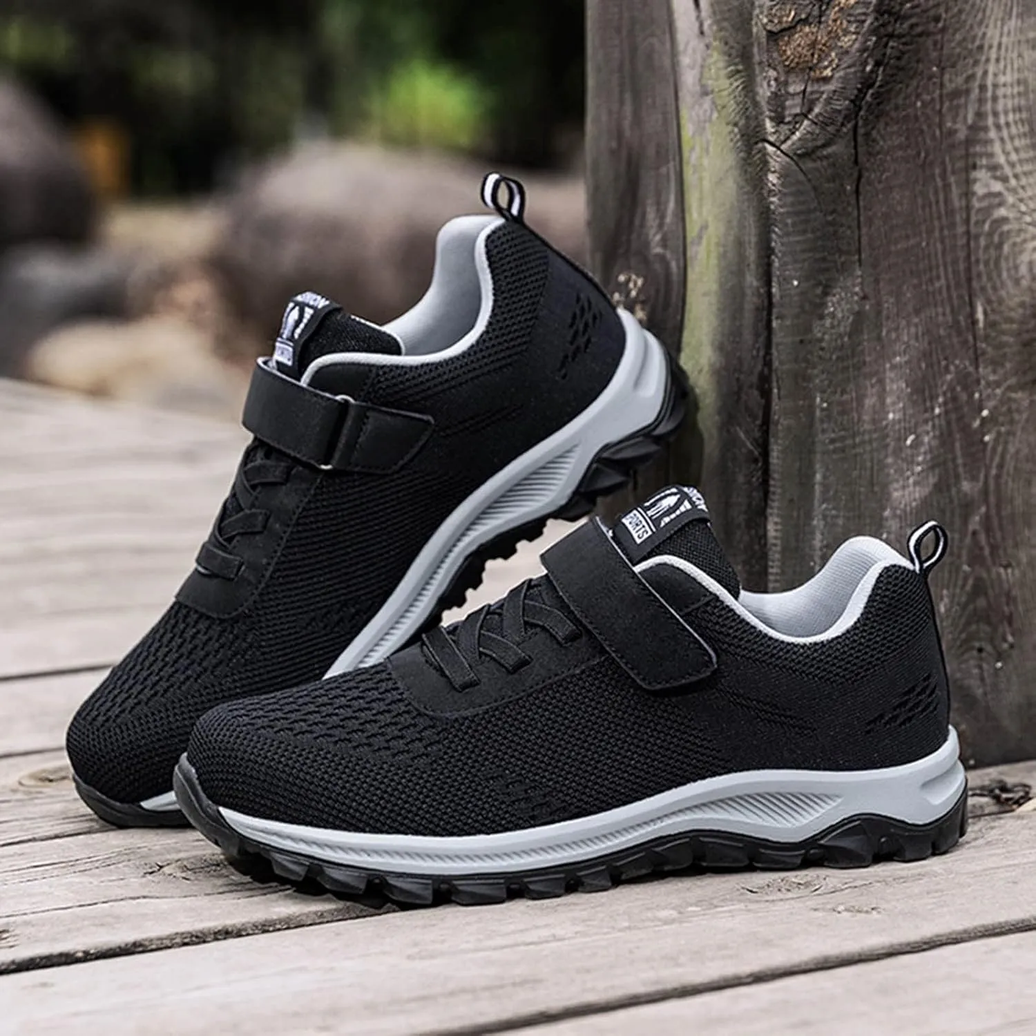 Men's Sneakers Low Top Breathable Strap Casual Lightweight Sports Men Shoes