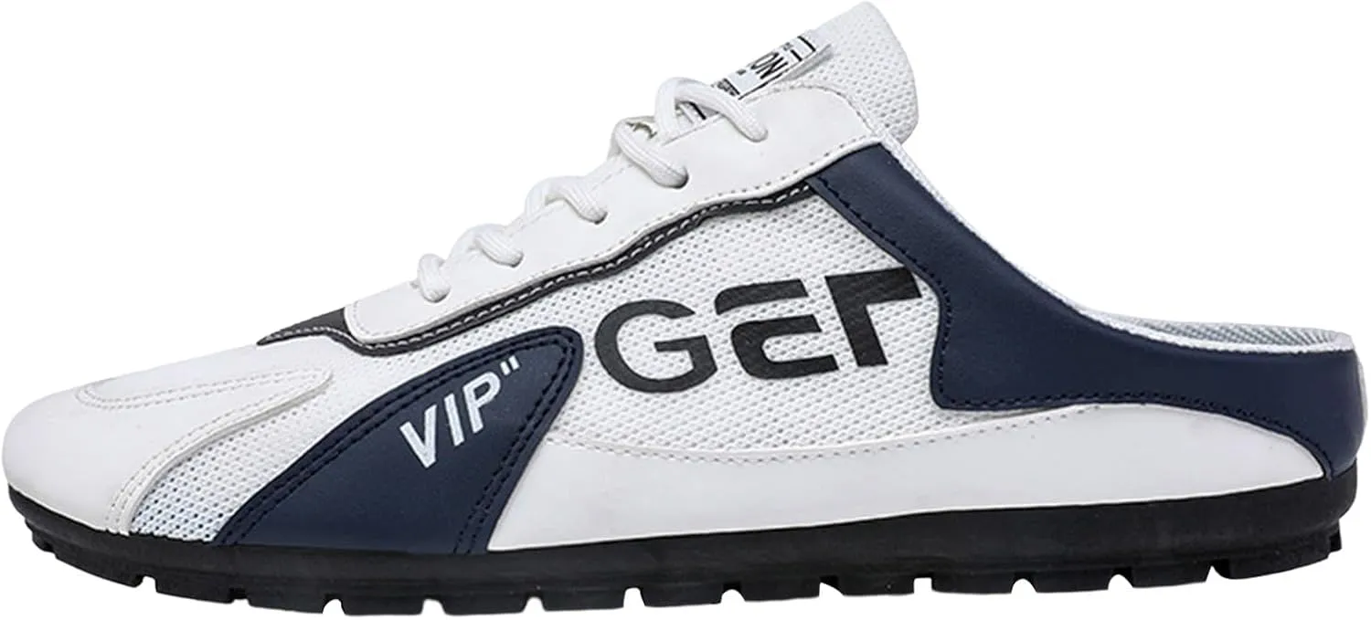 Men's Sneakers New Men's Shoes Trend Versatile Casual Shoes Lazy Man Half Slipperboard Male