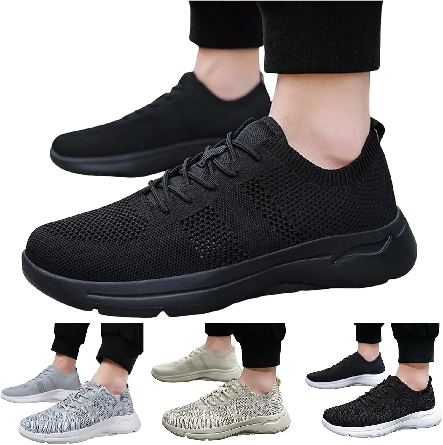 Men's Walking Shoes Dress Shoes Walking for Men for Everyday and Travel Wide Running Men Athletic Gym Tennis Business Casual Casual
