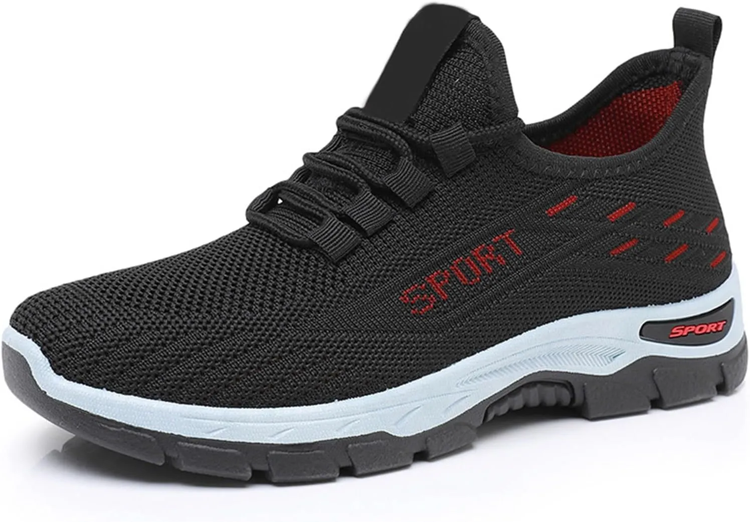 Men's Walking Shoes Fashion Sneakers Breathable Casual Running Non Slip Mesh Comfortable Outdoor Sport Shoes