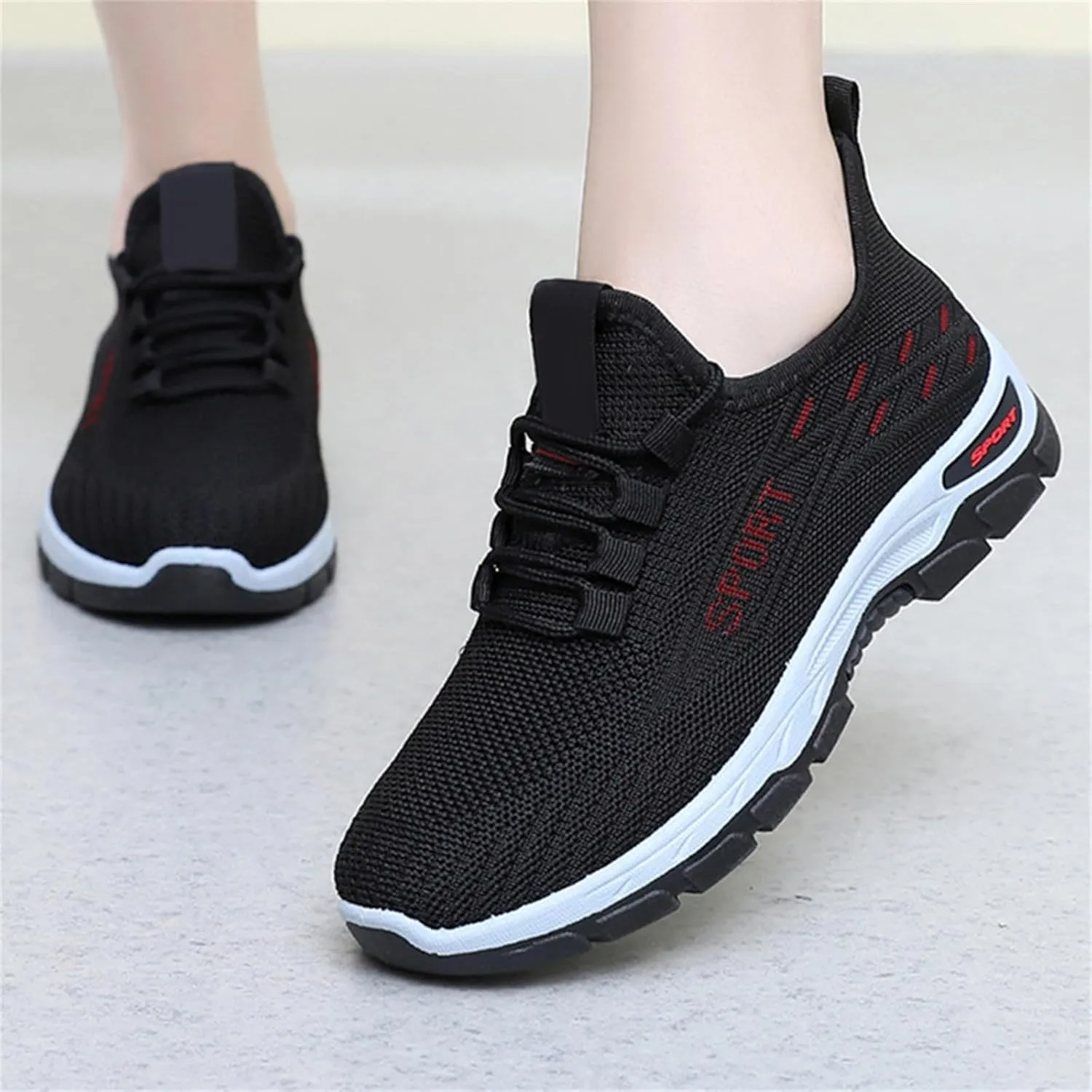 Men's Walking Shoes Fashion Sneakers Breathable Casual Running Non Slip Mesh Comfortable Outdoor Sport Shoes