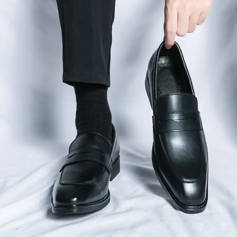 Men's Waterproof Slip-on Loafers Non-Slip Breathable Lightweight Shoes for Hiking, Walking, Outdoor, Casual, Work, Dress