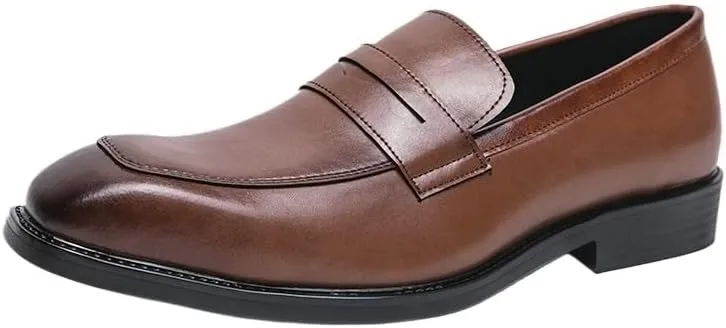Men's Waterproof Slip-on Loafers Non-Slip Breathable Lightweight Shoes for Hiking, Walking, Outdoor, Casual, Work, Dress