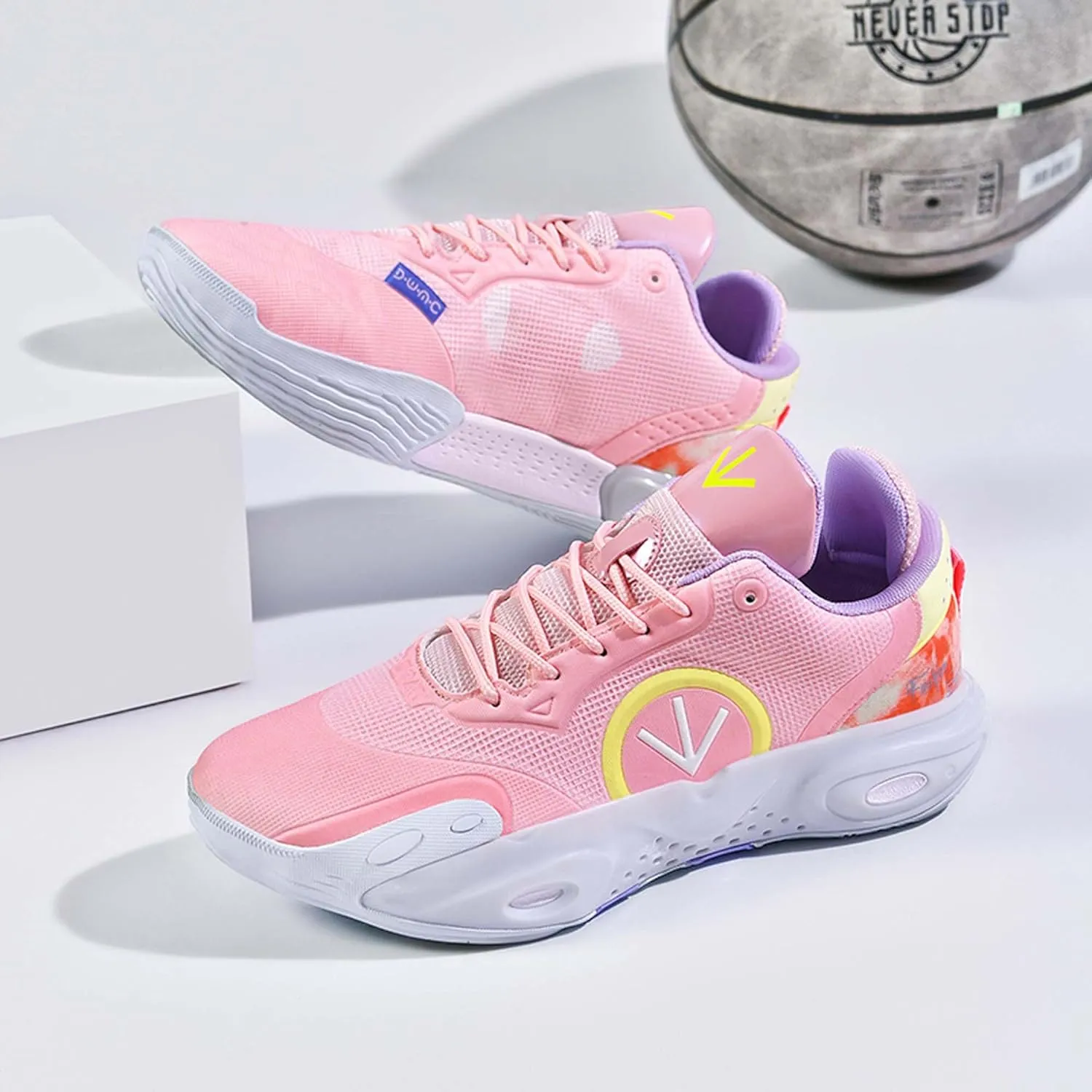 Mens Womens Basketball Shoes Lightweight Wear Resistant Comfortable Breathable Sneakers