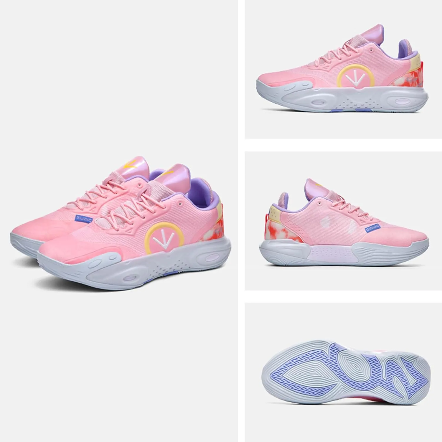 Mens Womens Basketball Shoes Lightweight Wear Resistant Comfortable Breathable Sneakers