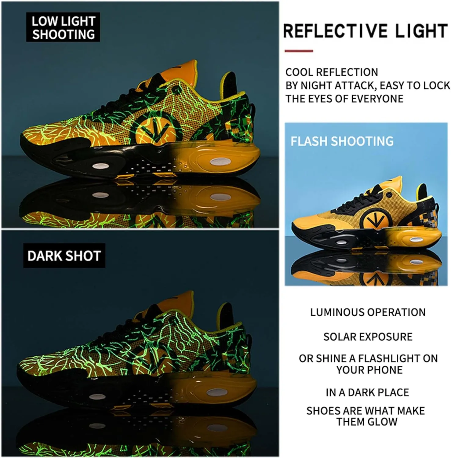 Mens Womens Basketball Shoes Lightweight Wear Resistant Comfortable Breathable Sneakers