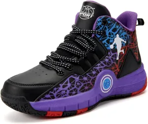 New Anti Slip and wear-Resistant Sports Basketball Shoes for Children