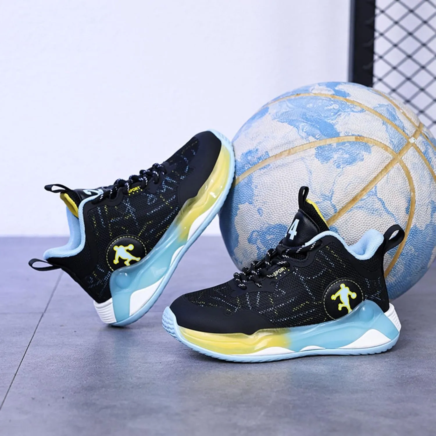 New Children's Non Slip Sports Basketball Shoes