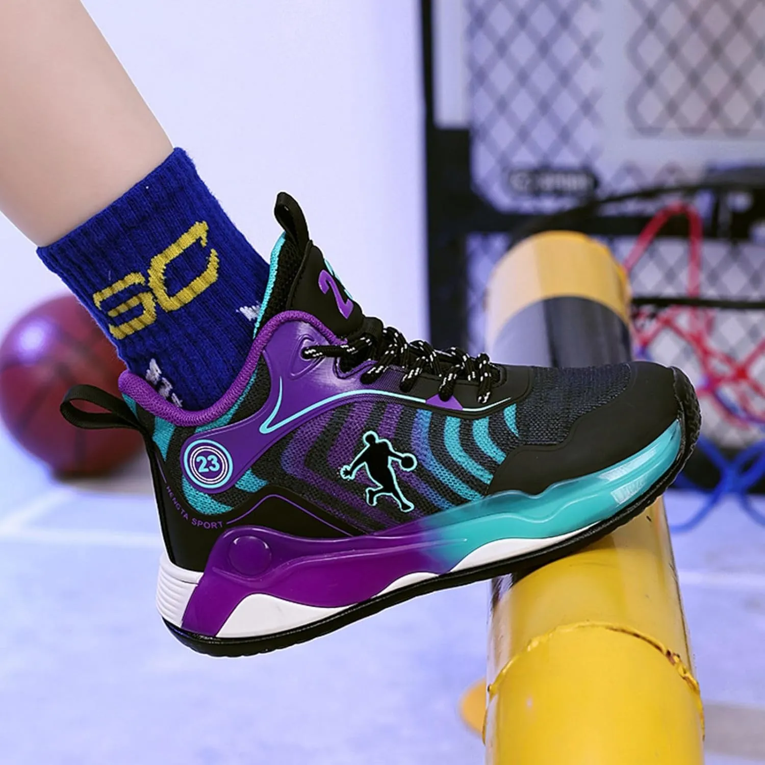 New Children's Non Slip Sports Basketball Shoes