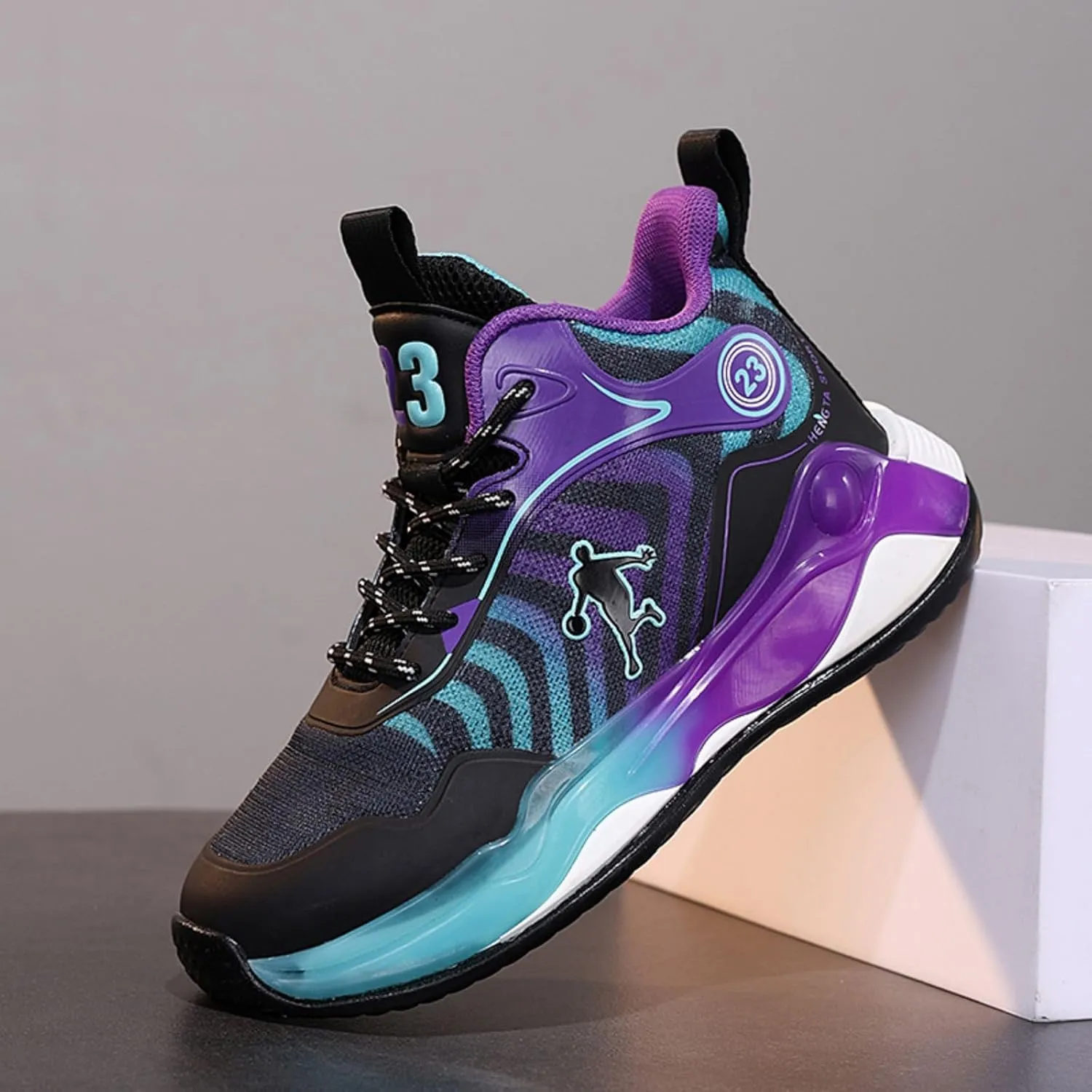 New Children's Non Slip Sports Basketball Shoes