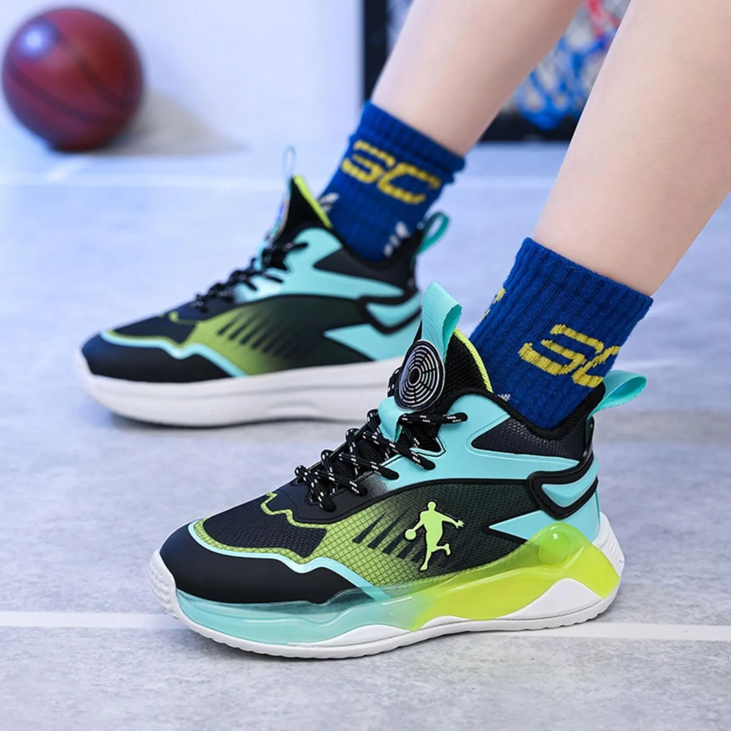 New Children's Non Slip Sports Basketball Shoes