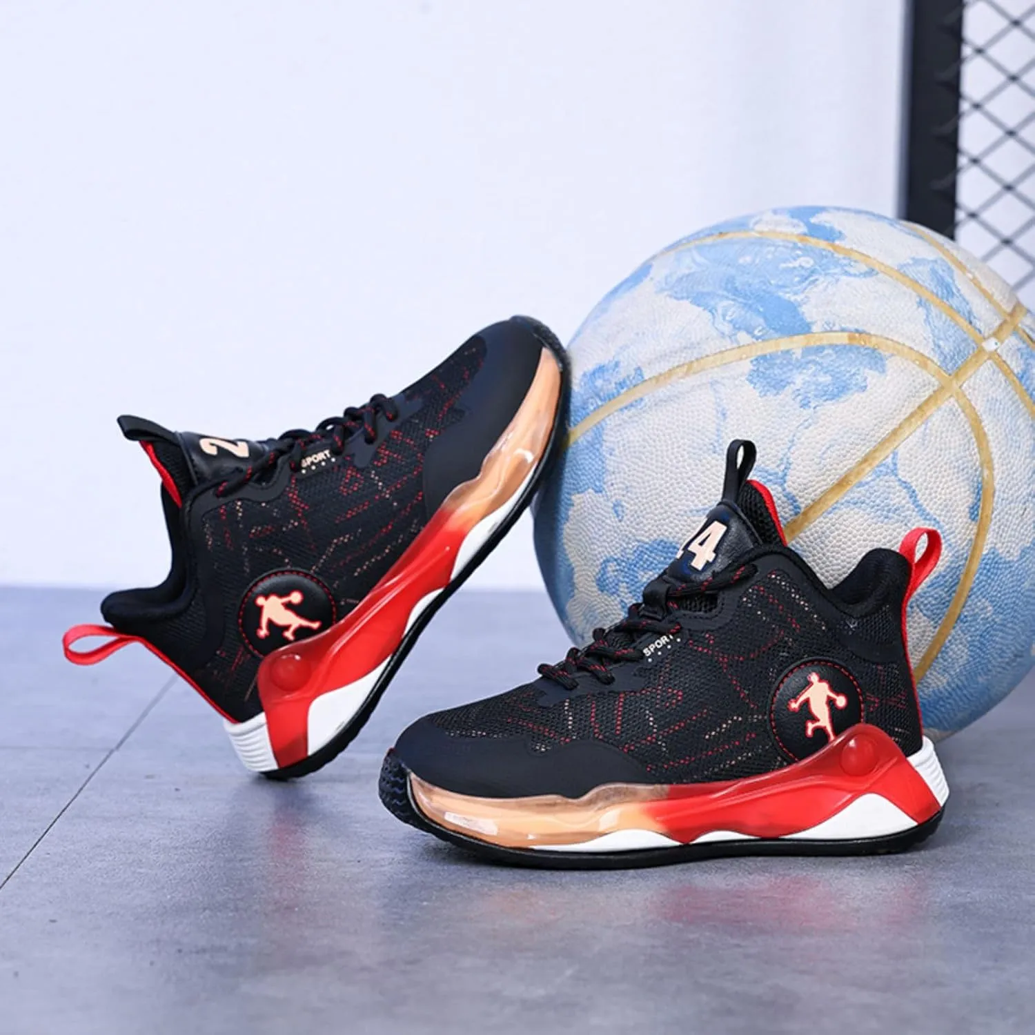 New Children's Non Slip Sports Basketball Shoes