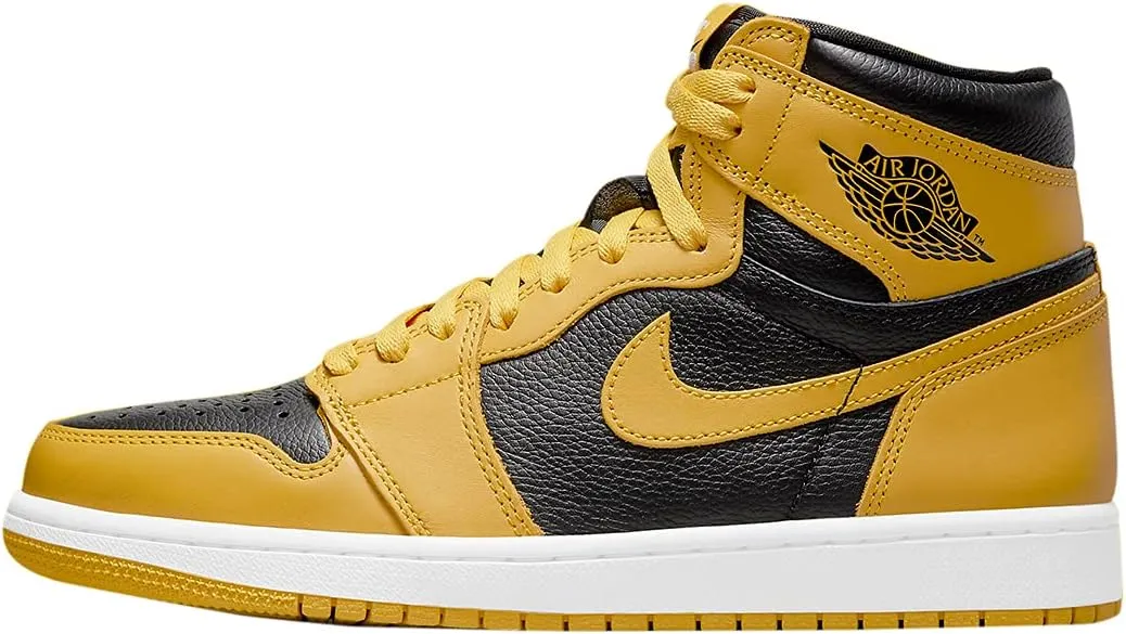 Nike Men's Jordan 1 Retro High Og Pollen/White, Yellow Black, 11.5