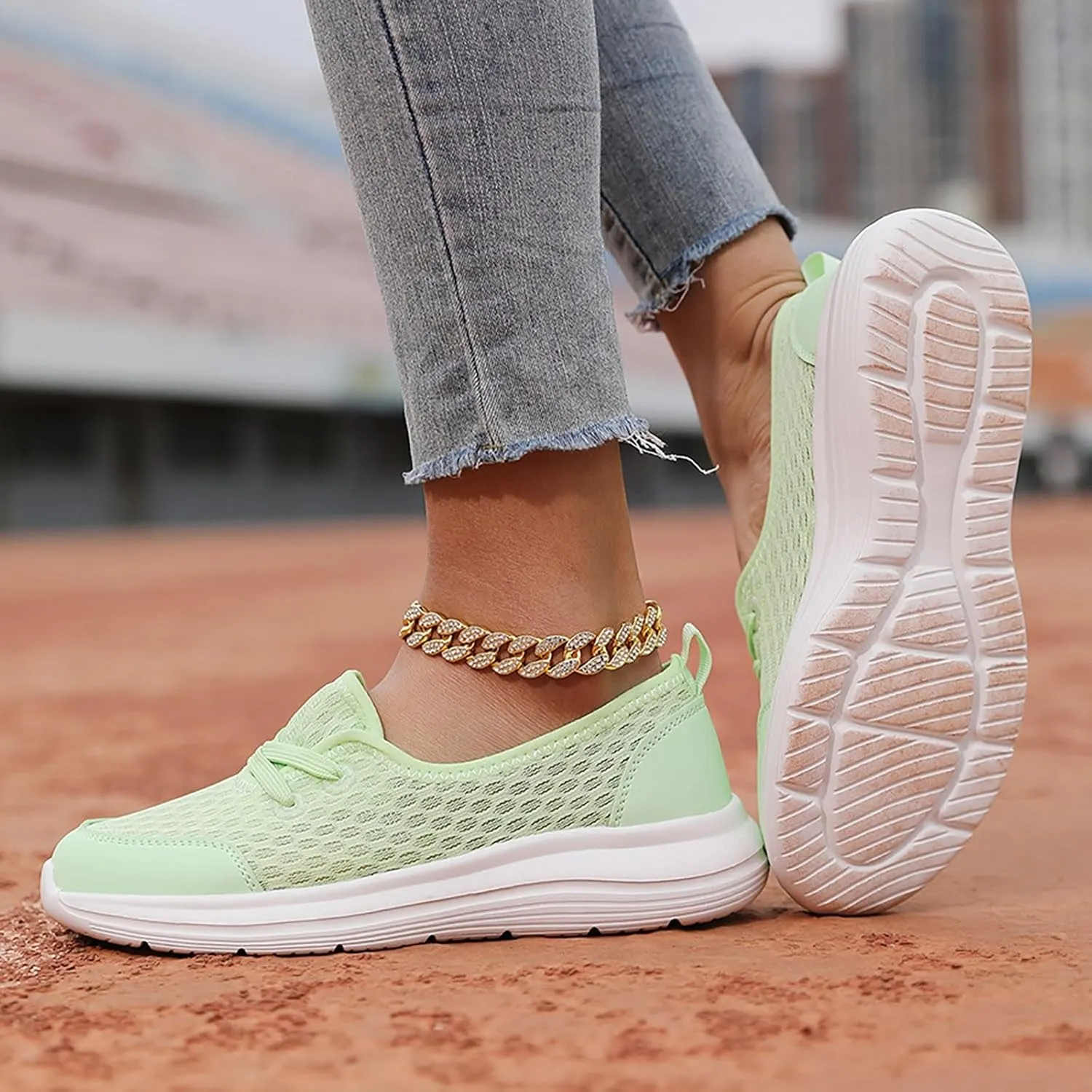 Non Slip Work Shoes Women Food Service Casual Shoes Slip On Men's Fashion Sneakers Running Lightweight Tennis Non Slip White Basketball Shoe Loafers Shoe