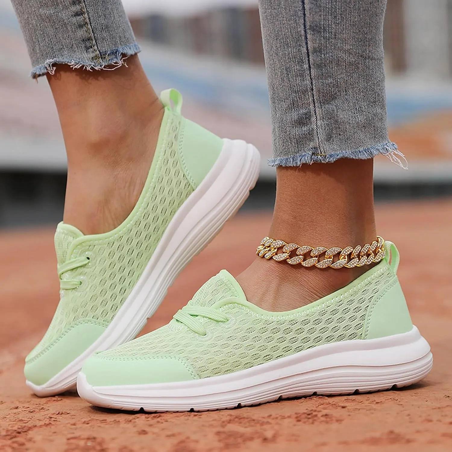 Non Slip Work Shoes Women Food Service Casual Shoes Slip On Men's Fashion Sneakers Running Lightweight Tennis Non Slip White Basketball Shoe Loafers Shoe