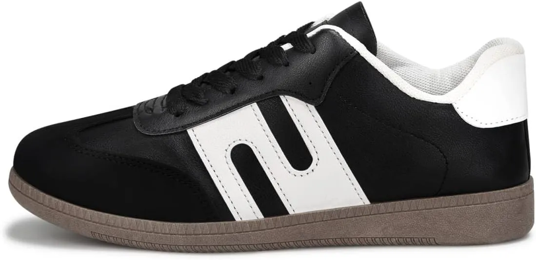 Padgene Womens Fashion Sneakers Women's Retro Shoes Casual Tennis Comfortable Walking Shoes Lace-Up Non Slip Sneakers for Women