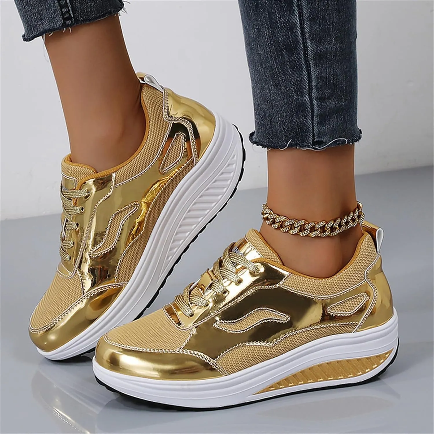 Platform Sneakers for Women Black Women Tennis Shoes Men's Mesh Sneakers Wide Toe Box Trendy Casual Black Loafers Women Wide with Women Sneakers