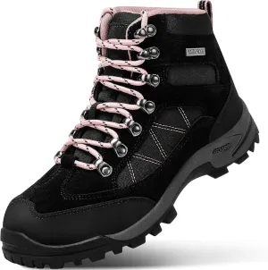 R CORD Hiking Boots Womens Waterproof Outdoor Womens Hiking Boots Trekking Camping Trail Boots