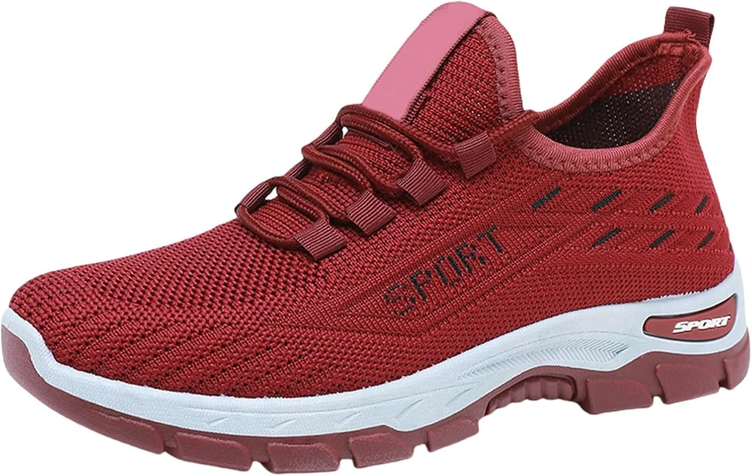 Running Shoes for Women Men Slip On Mesh Lightweight Breathable Trainers Casual Shoes Gym Tennis Athletic Mesh Sneakers Comfortable Soft Sole Workout Shoe Non Slip Sneaker