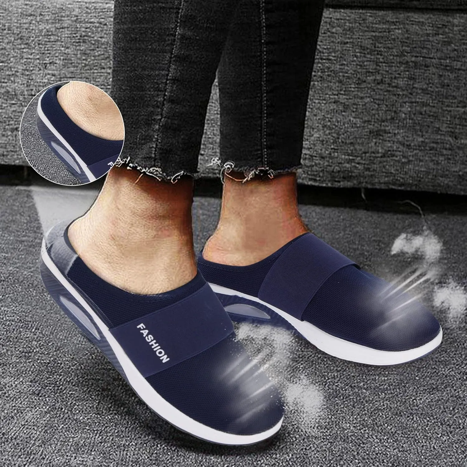 Running Sneakers for Women 2023 Womens Non Slip Work Shoes Wide Width Non Slip Shower Shoes for Elderly Women Black Sparkle Sneakers for Women Fashion All Womens Black Non Slip Size 9 Wide Work Shoes