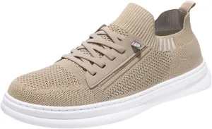 Sneakers Business Breathable Fashion Summer and Men Sneakers Fly Woven Mesh Breathable and Comfortable Slip On