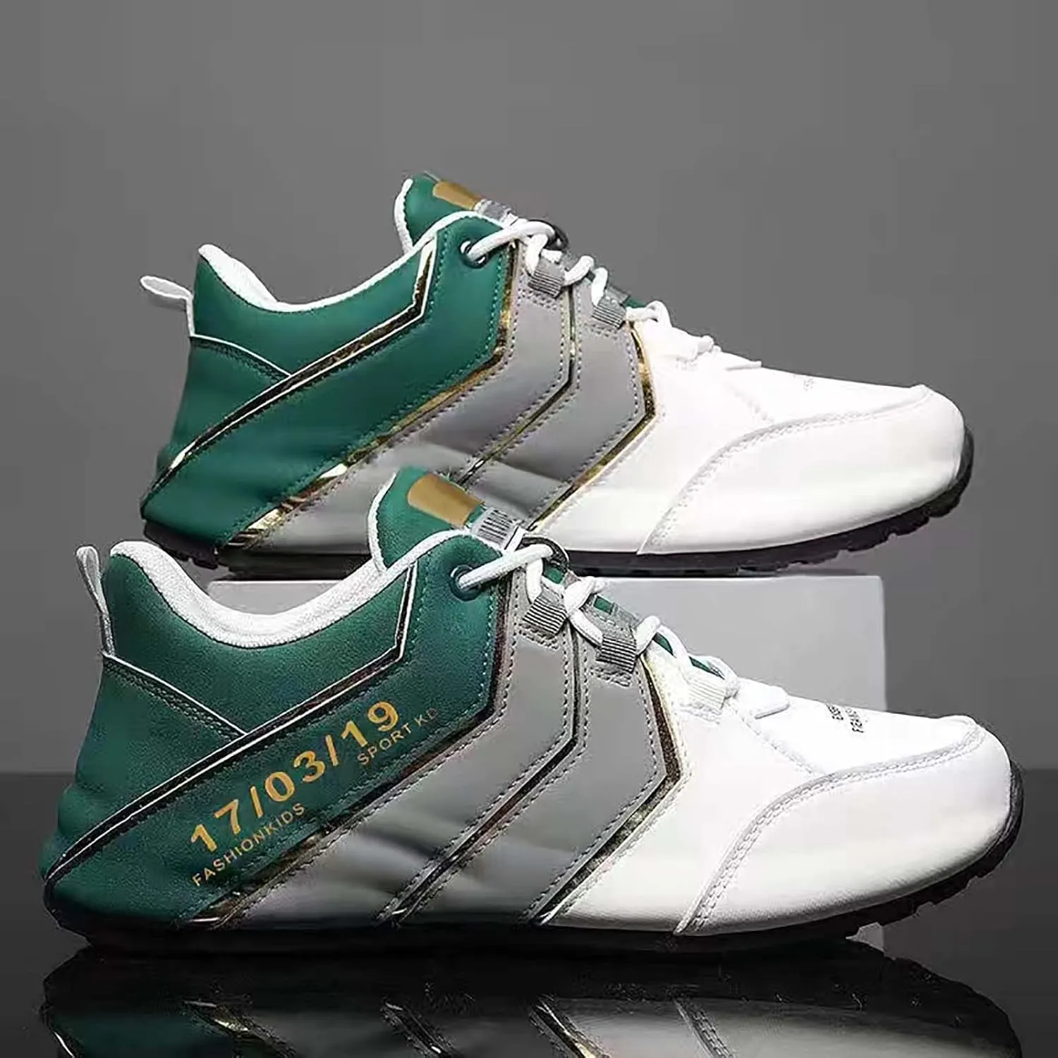 Sneakers Business Breathable Lace Up Sports Shoes for Men Shoes Fashion Casual for Walking Leather