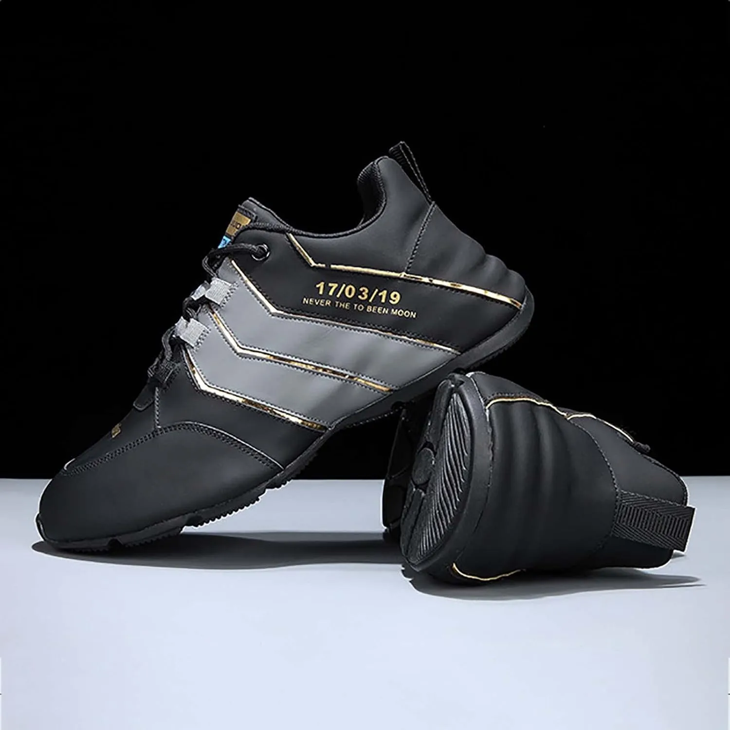 Sneakers Business Breathable Lace Up Sports Shoes for Men Shoes Fashion Casual for Walking Leather
