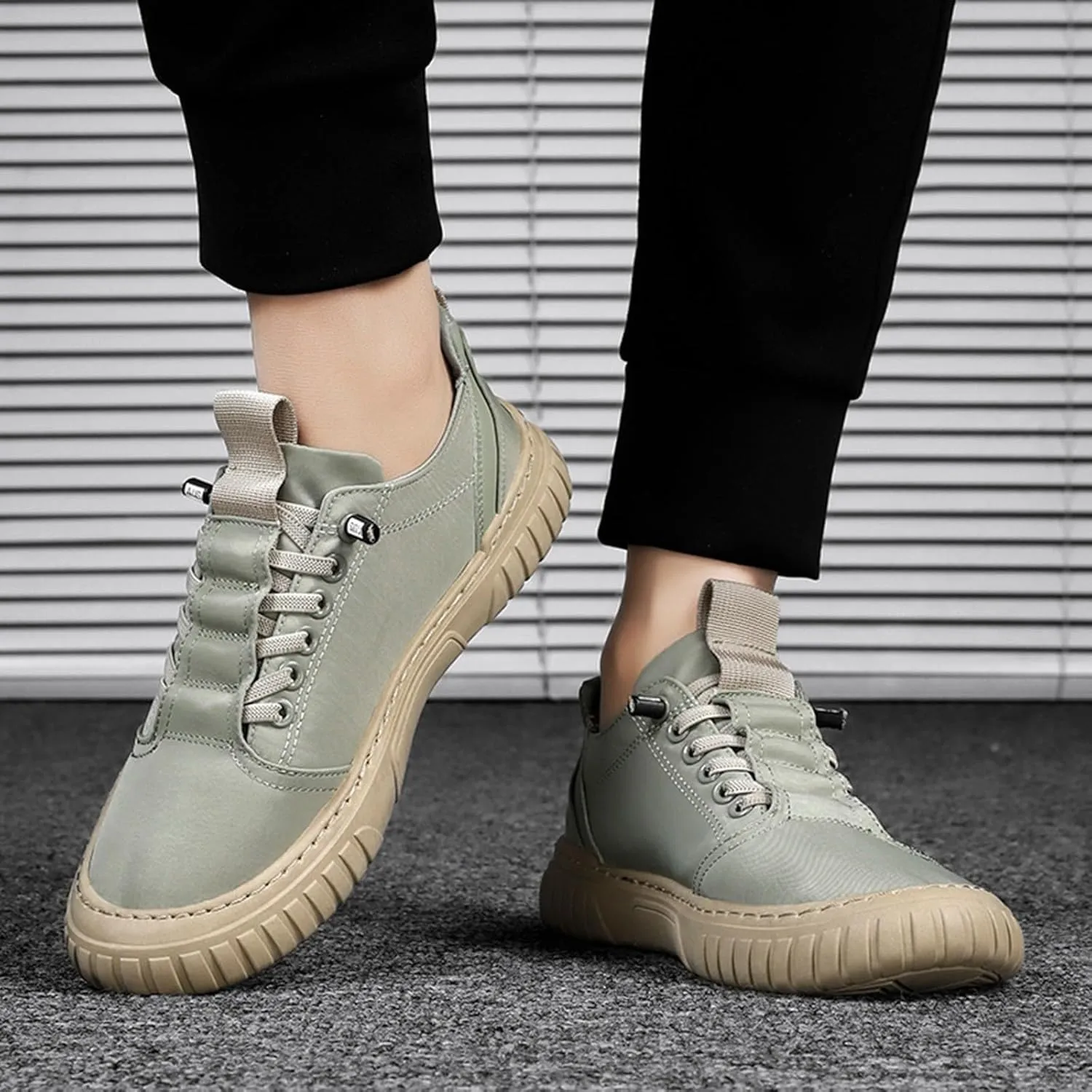 Sneakers Business Breathable Men Sneakers Low Top Breathable Casual Walking Canvas Shoes
