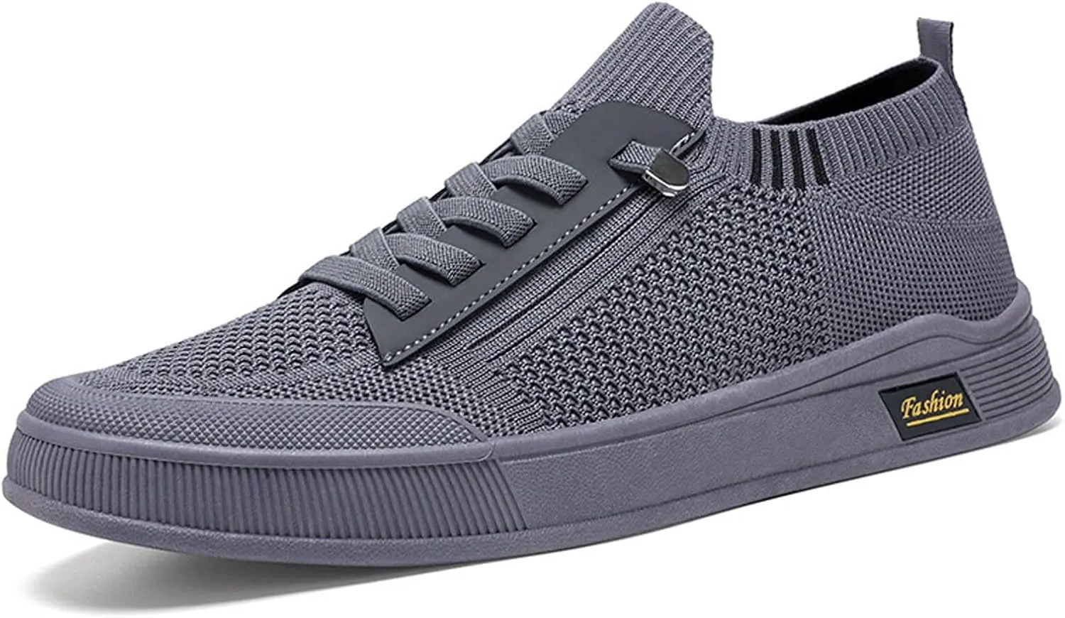 Sneakers Business Breathable Men's Casual Woven Flat Shoes Solid Color Breathable Single Shoes