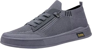 Sneakers Business Breathable Men's Casual Woven Flat Shoes Solid Color Breathable Single Shoes