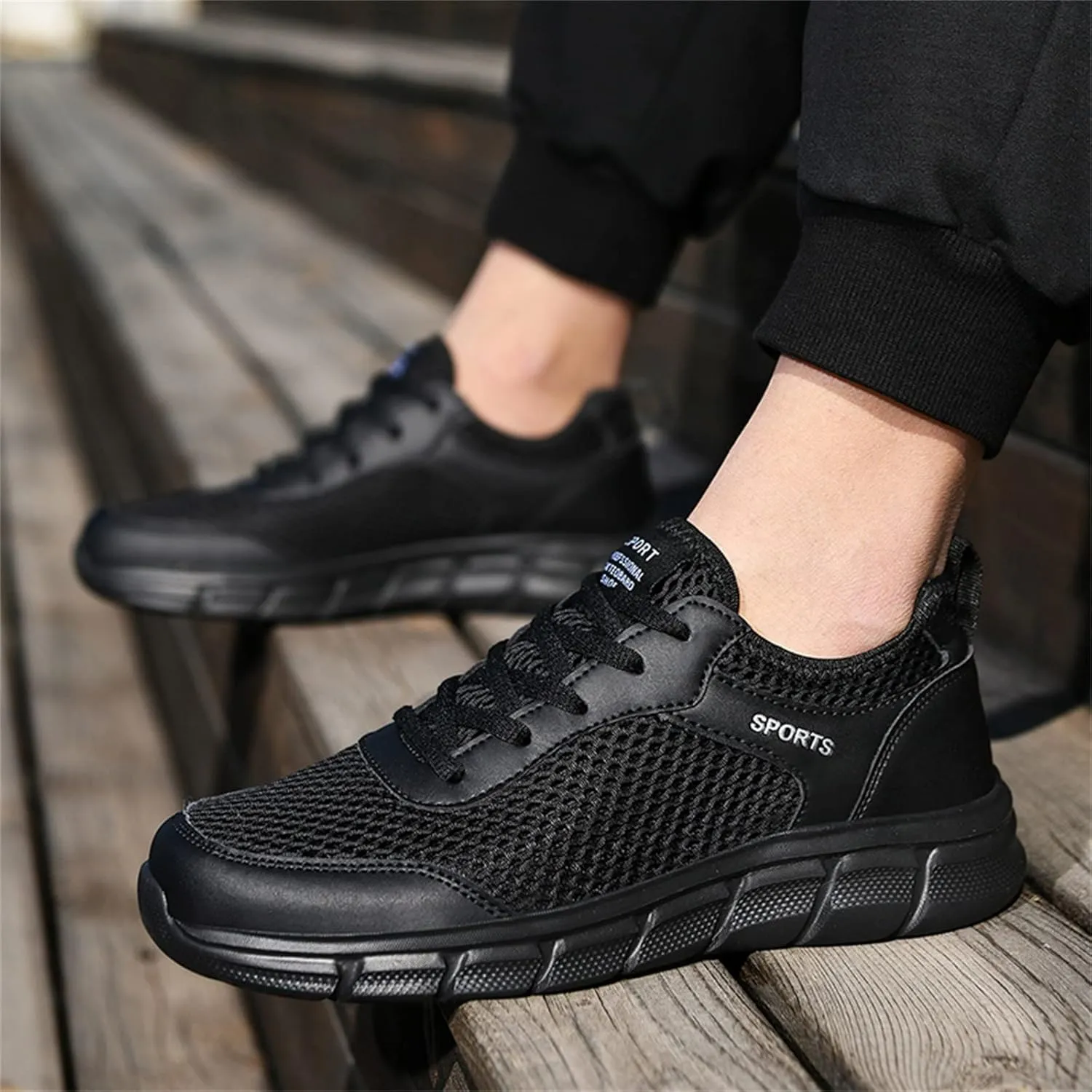 Sneakers for Men Mens Walking Shoe Men's Comfortable Light Weight Slip on Shoes Men's Fashion Sneakers