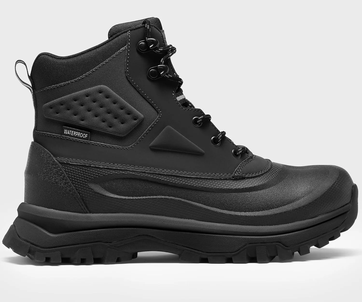Snow Boots for Men Insulated Waterproof Construction Winter Hiking Boots