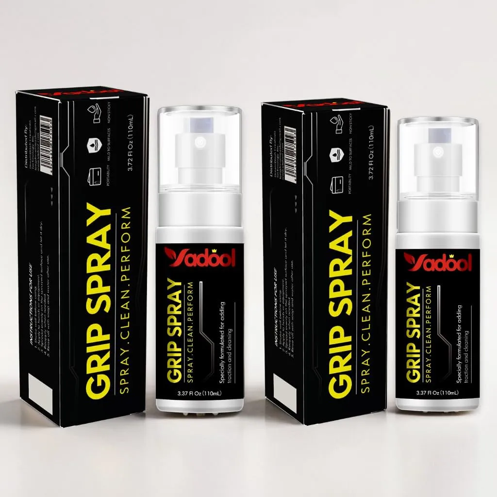 Sports Shoe Grip Spray, Provides Traction and Rejuvenates Soles, Multipurpose Grip Spray for Cleaning and Improving Basketball Shoe Grip - Anti Slip & Performance Enhancer