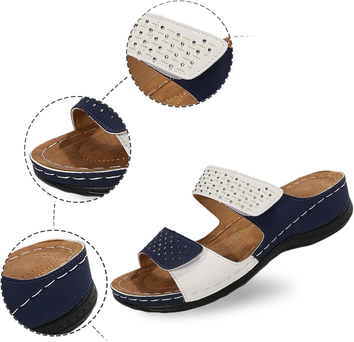 Stylish Women's Slipper with Rhinestone Design Casual Everyday Wear Perfect Summer Outfits Slipper Socks Women Winter