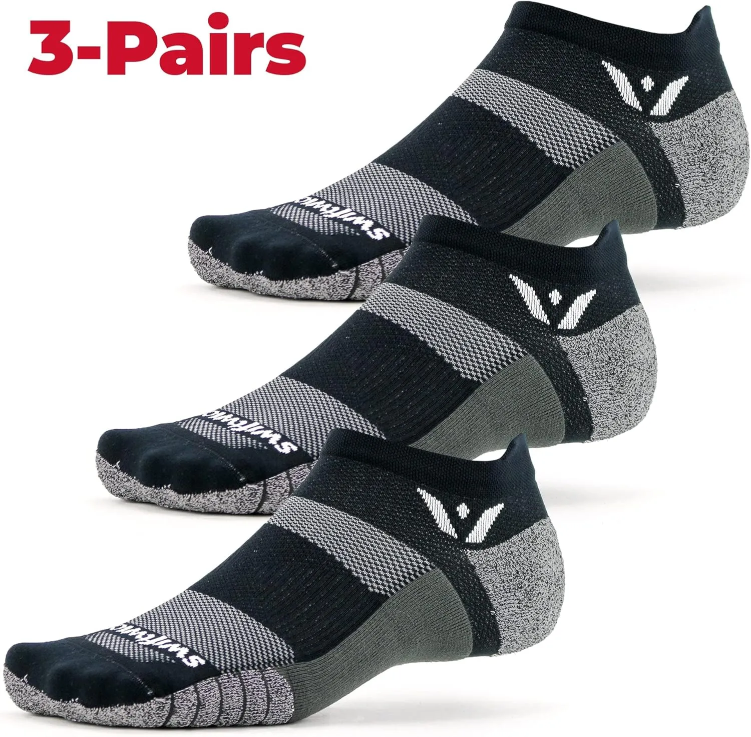 Swiftwick- FLITE XT ZERO Non-Slip Running Socks, Golf Socks, Ultimate Stability