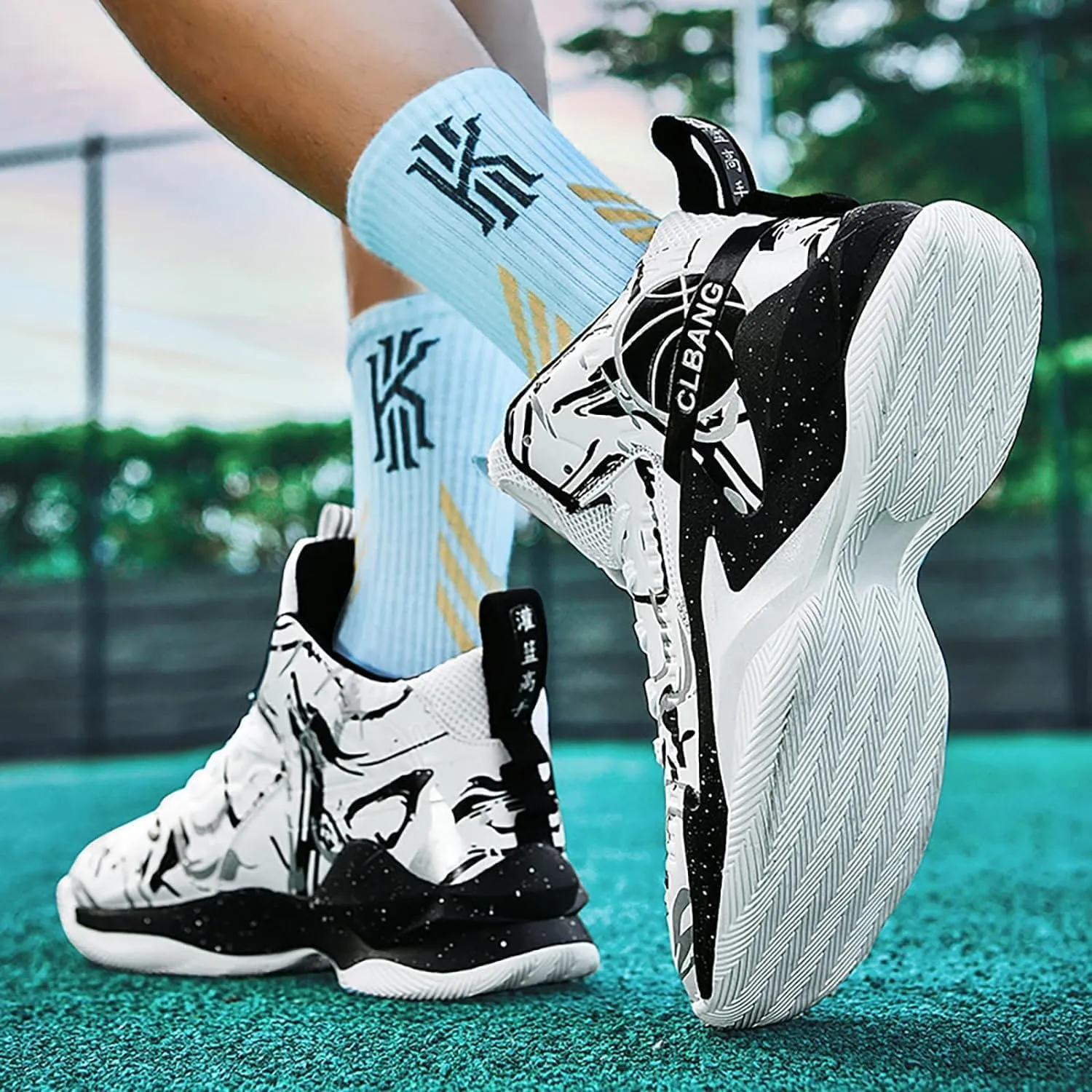Unisex Basketball Shoes Breathable Non Slip Running Athletic Cushion Sports Fashion Sneakers Arch Support Sport Shoes
