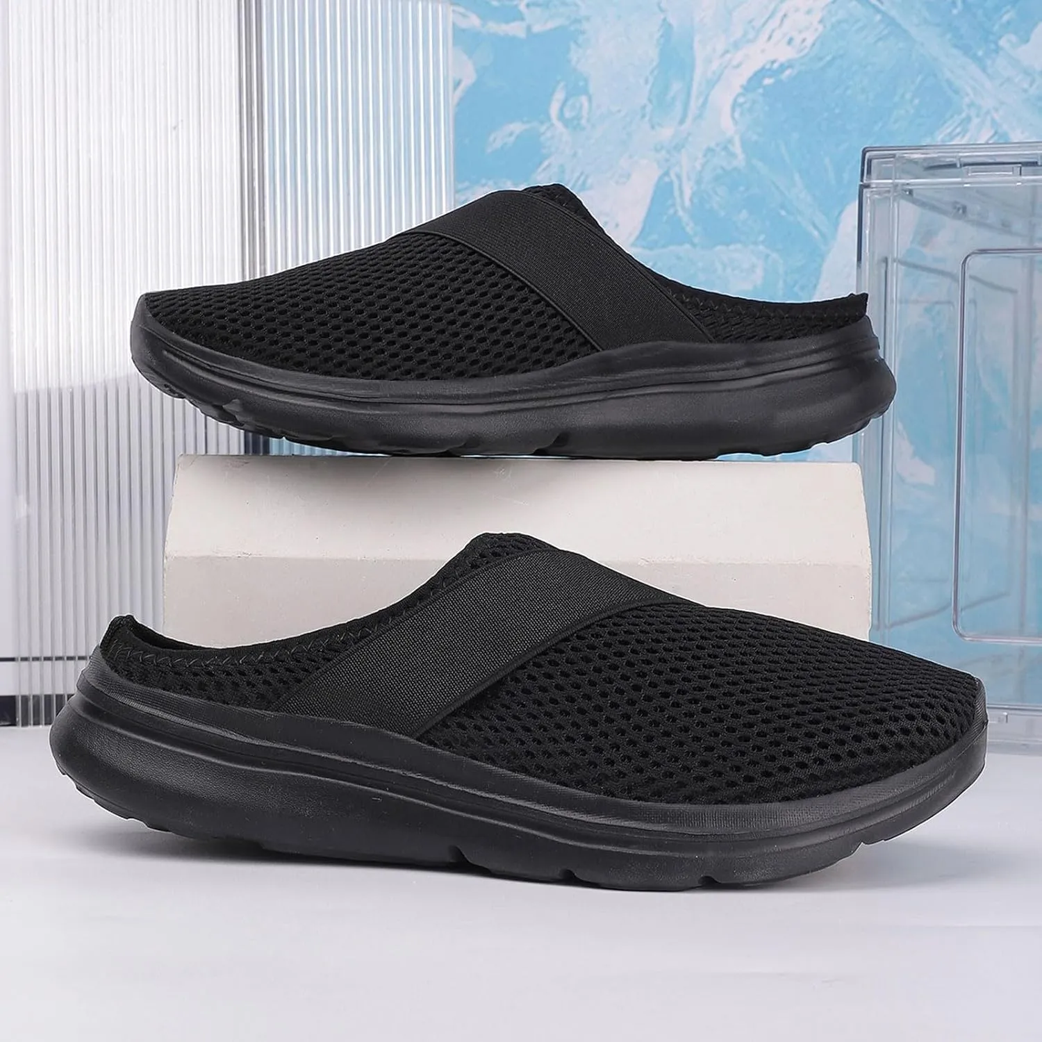 Walking Shoes Tennis Comfortable Fashion Women's Shoes Breathable Slip On Mesh Outdoor Leisure Casual Sneakers